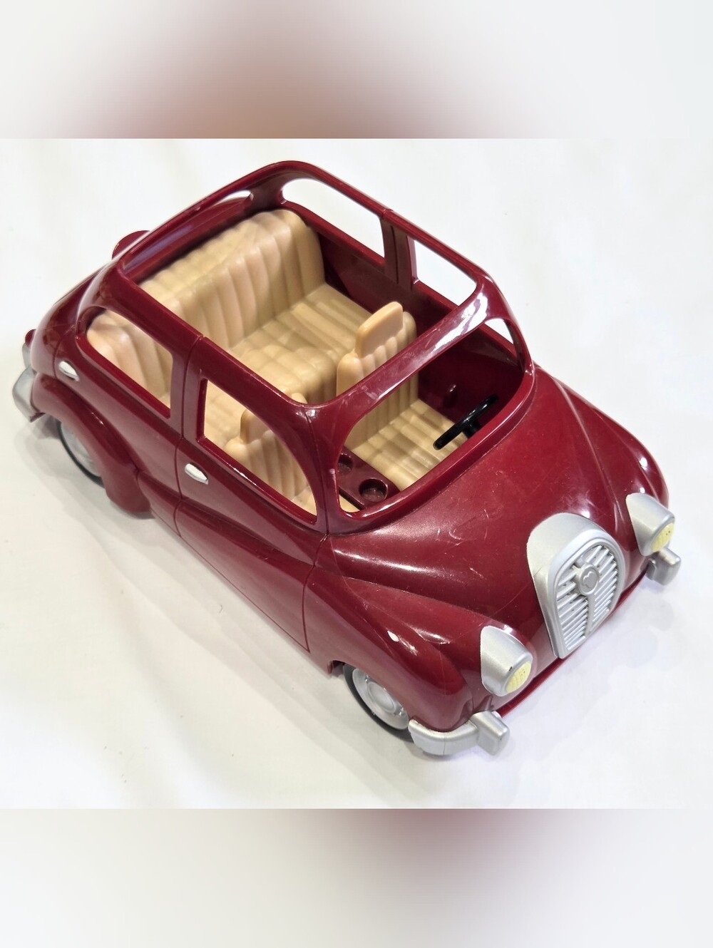 Calico Critters Burgundy Red Car Cherry Cruiser Sylvanian Families Epoch 10”
